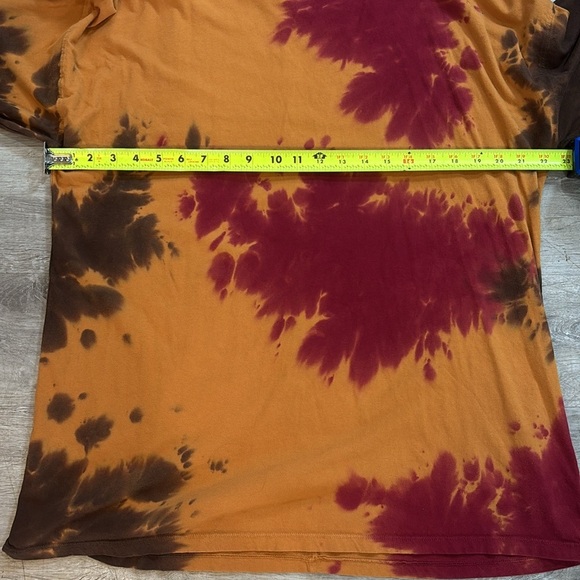 We the Free People Tie Dye Mock neck Shirt Sz M - Picture 4 of 7
